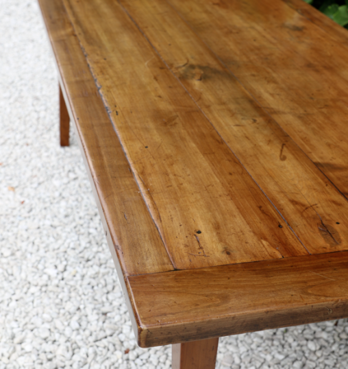 French Cherrywood dining table